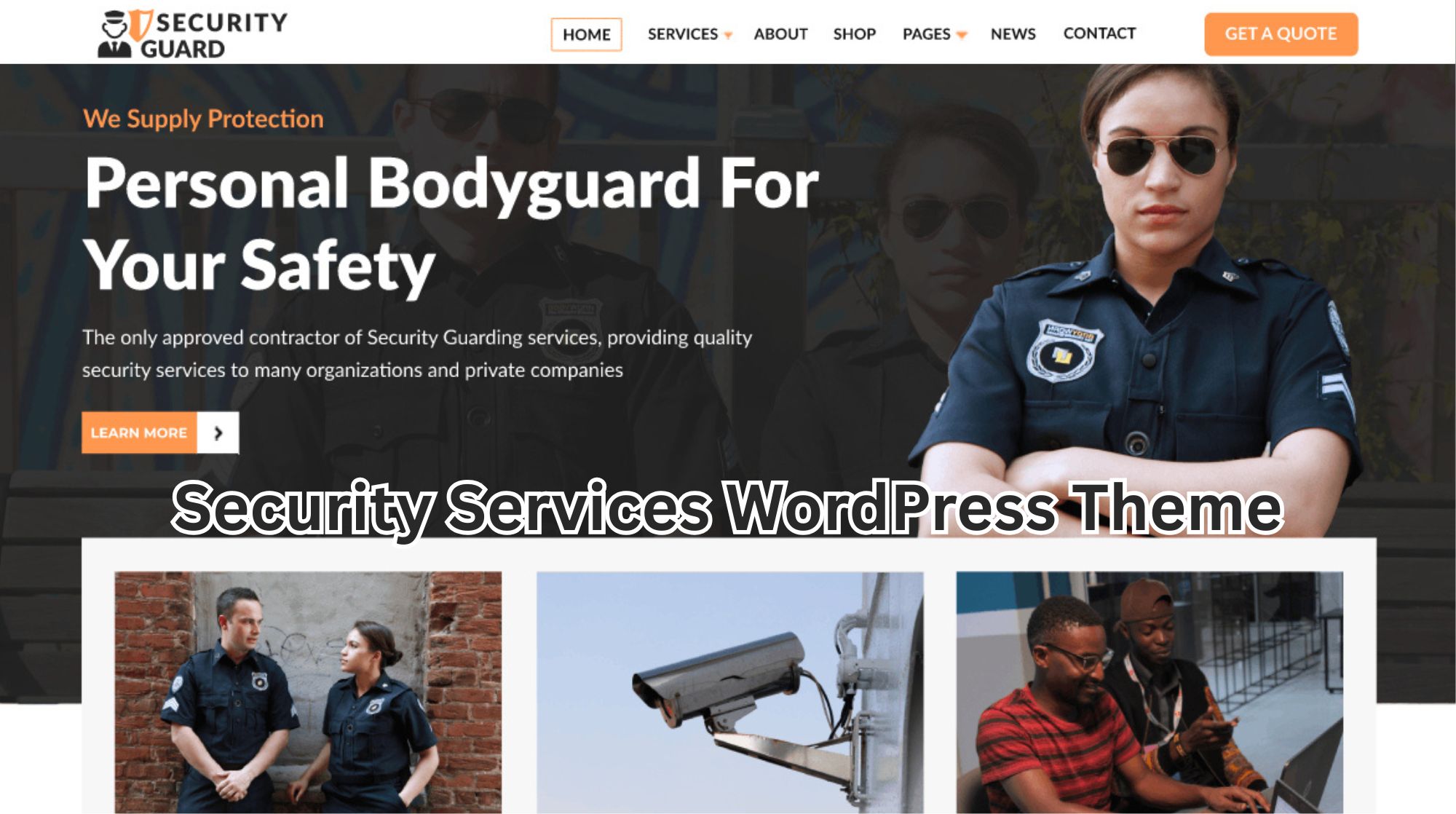 Looking for the Best Security Services WordPress Theme?
