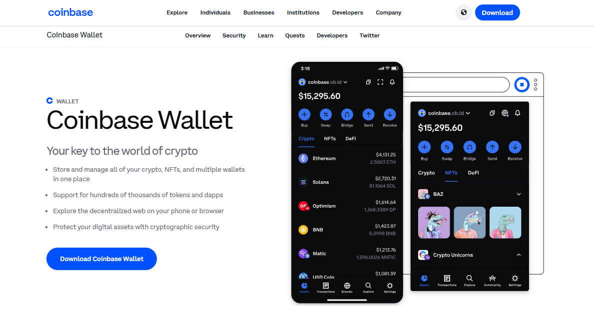 Download Coinbase Wallet - Getting Started: Wallet Extension