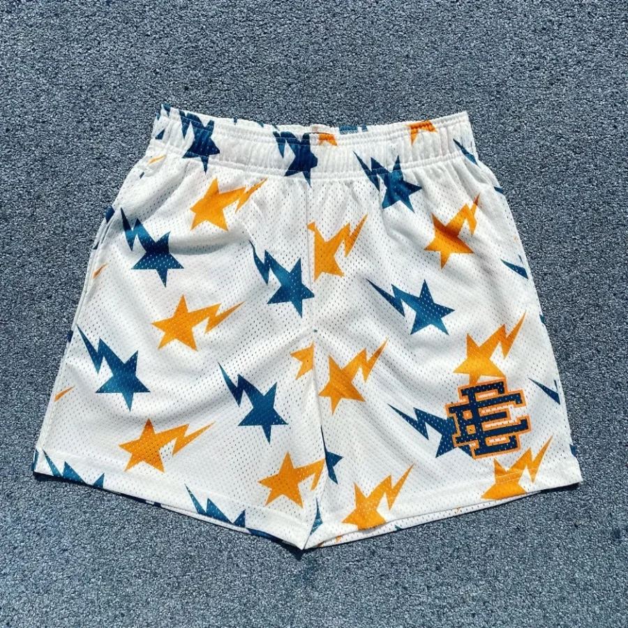 Eric Emanuel Shorts: Bold Style, Breathable Comfort, and Signature Branding